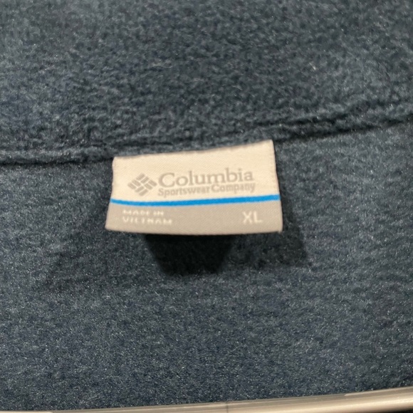 Columbia NEW, unisex extra large Columbia fleece jacket emerald green. - Picture 6 of 9